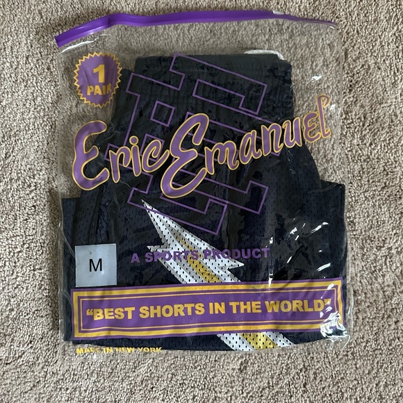 Eric Emanuel Navy Mesh Shorts